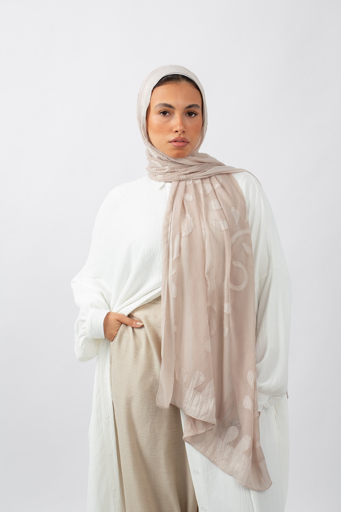 Dropy  Chiffon Scarf