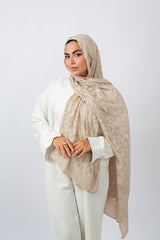 Palm Chiffon Scarf