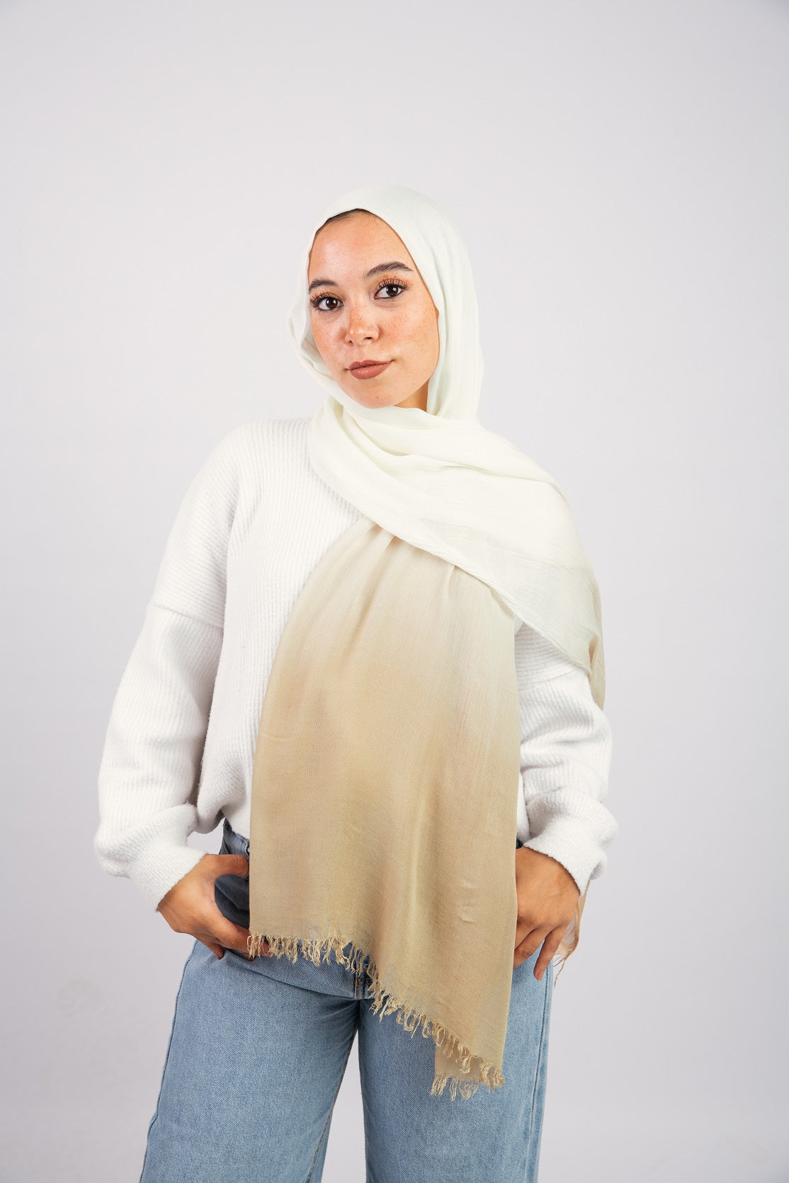 Gradient Cotton Scarf