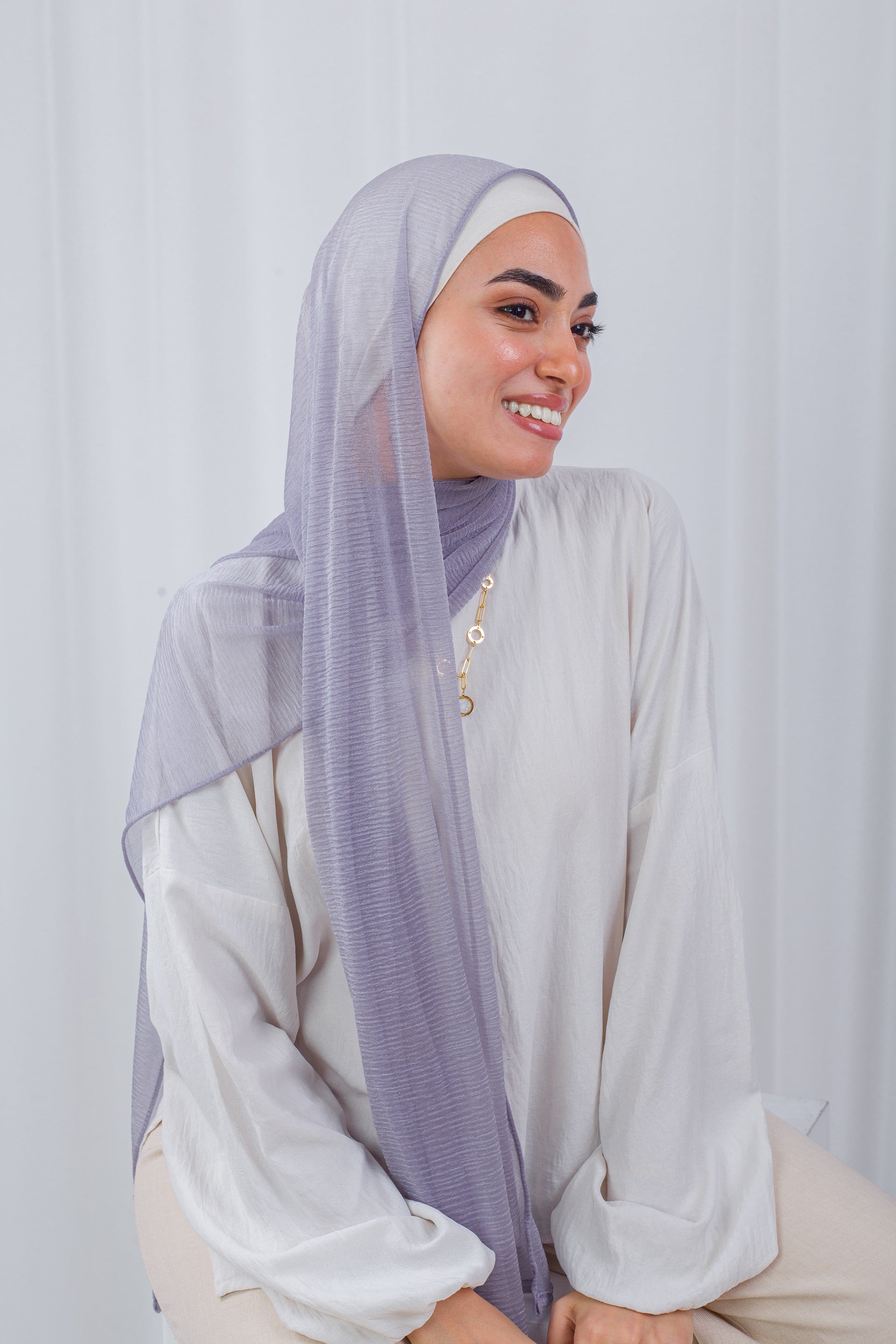 Light Shimmer Kuwaiti Scarfs