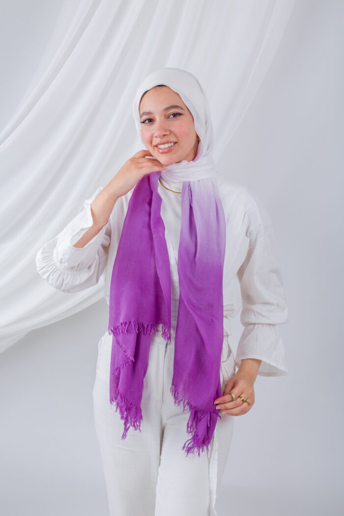 Gradient Cotton Scarf