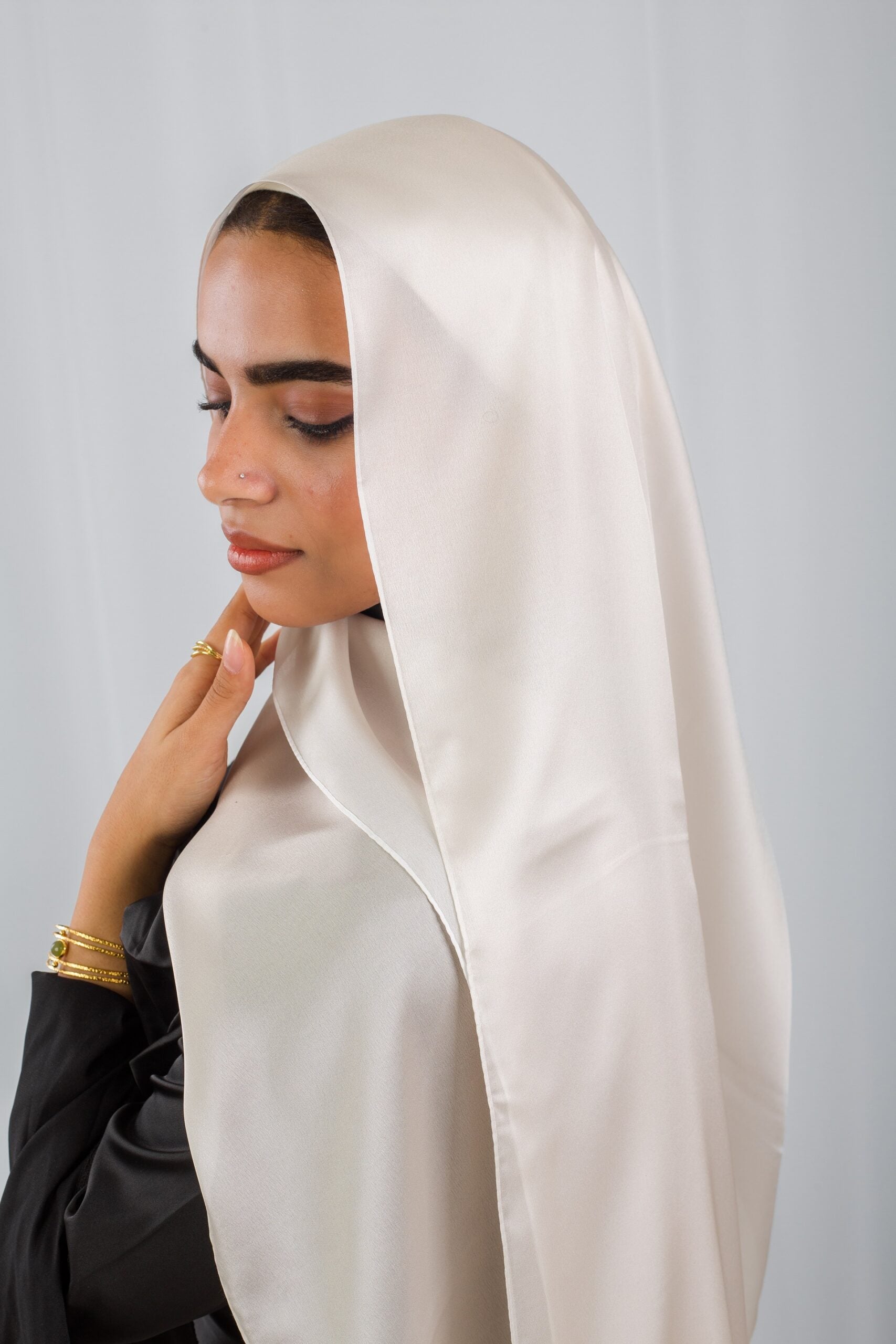 Plain Chiffon Silk Scarfs