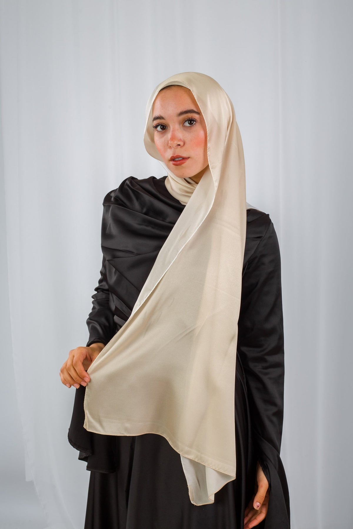 Plain Chiffon Silk Scarfs