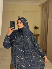 Islamic Prayer Isdal _14 – Viscose Isdal with lace detailing, anti-shrink, one-size