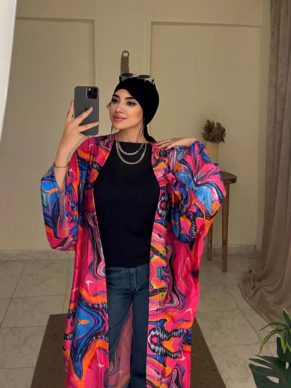 Long Printed Kimono _ 2