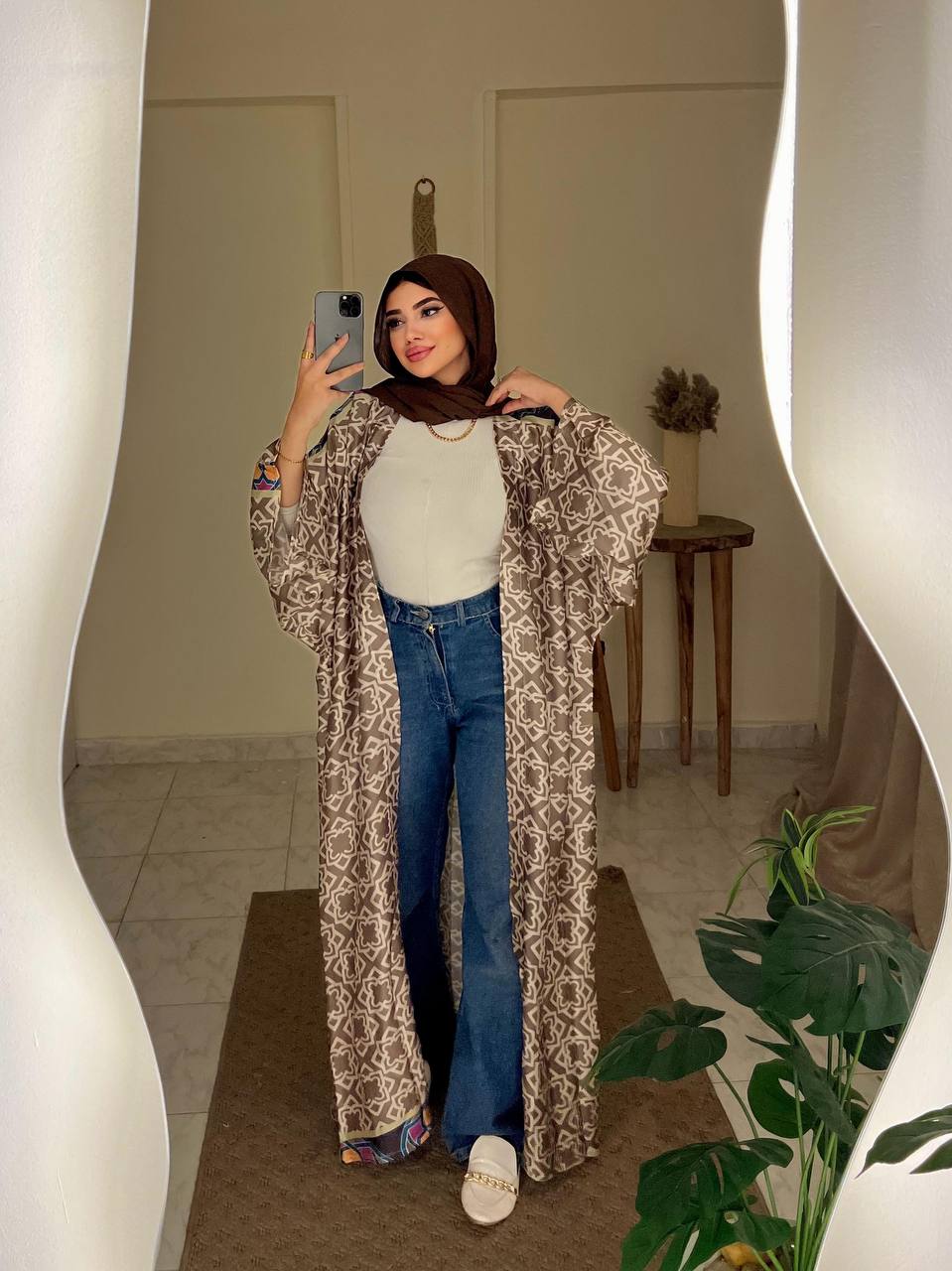 Long Printed Kimono _3