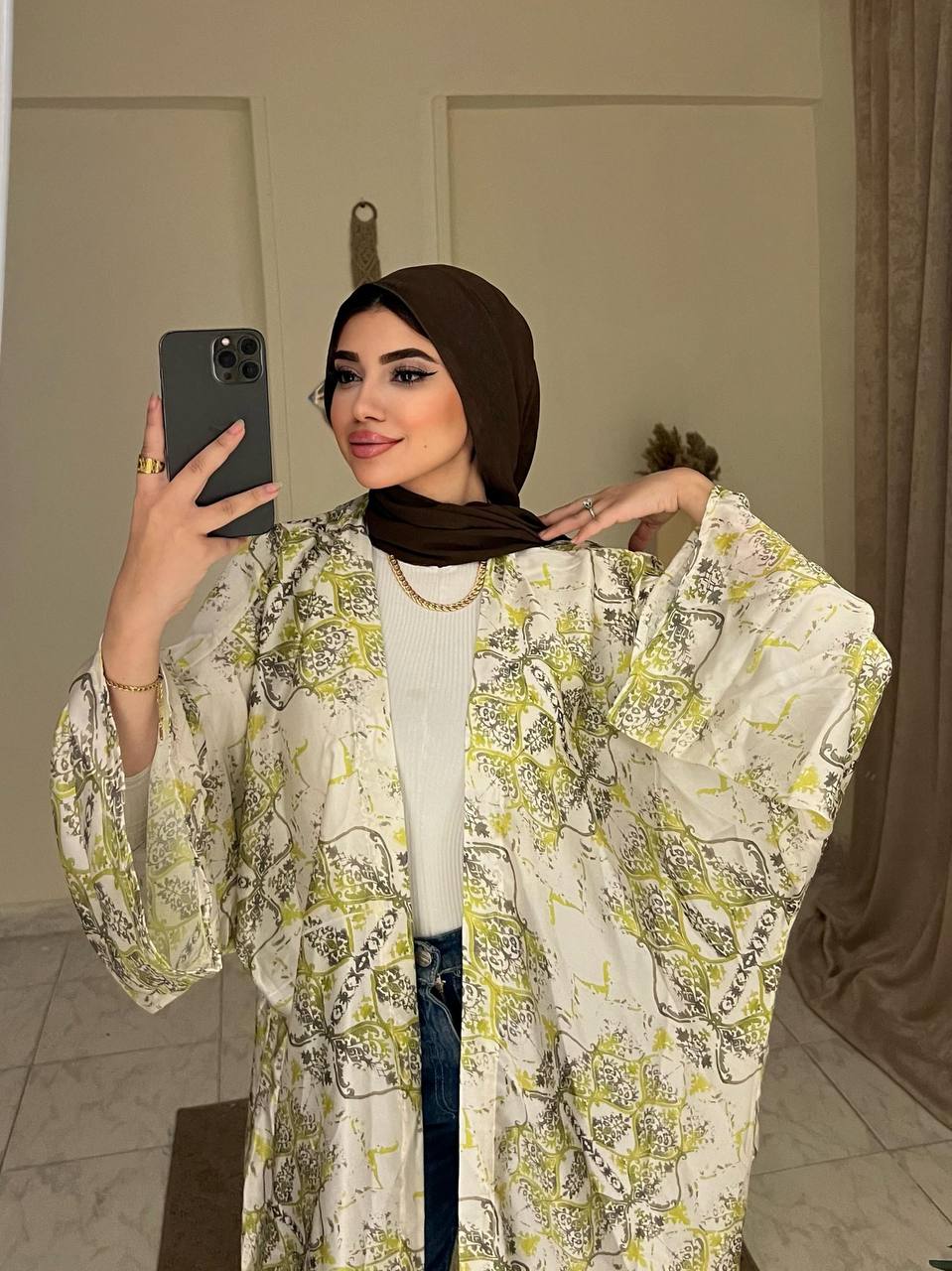 Long Printed Kimono _ 5