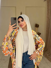 Long Printed Kimono _ 7