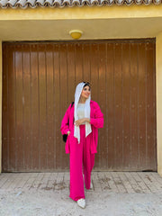 Sunny Pants by Jessy – Classic CY fabric trousers, in color hotpink