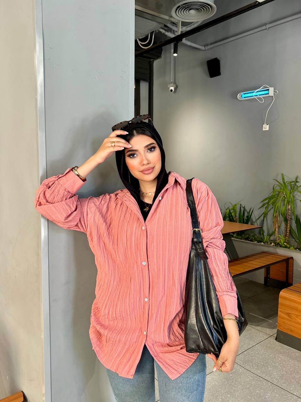Moonlight Shirt by Jessy – Lightweight, flowy shirt with a soft shine, one size fits up to 85 kg